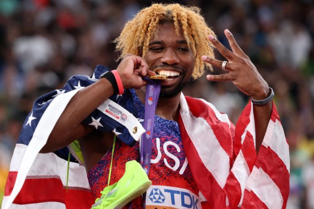 Noah Lyles iguala a Usain Bolt: ya tiene cuatro oros mundiales seguidos en 200 m