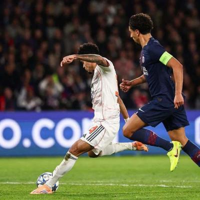Luis Díaz anota dos goles y luego ve la roja: Bayern Munich derriba al PSG en su visita a París
