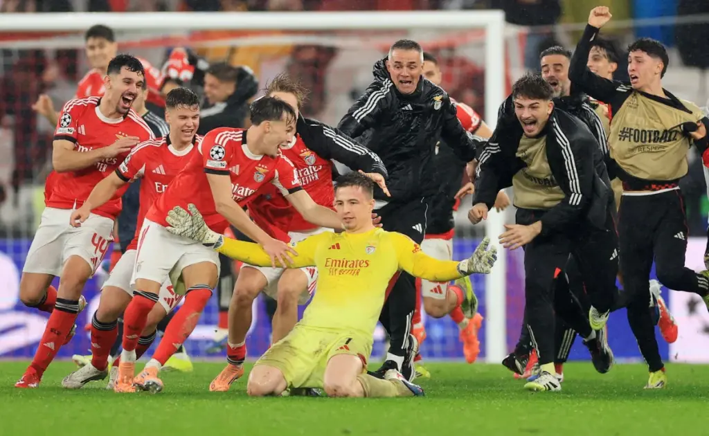 UEFA Champions: Benfica vence al Real Madrid con un gol histórico de su portero y sella pase a playoffs