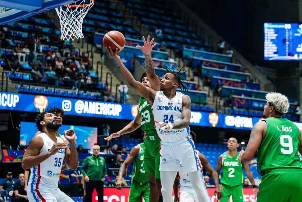 La República Dominicana cae ante Brasil y queda fuera de la AmeriCup 2025