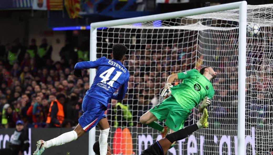Chelsea-Barcelona-Estevao