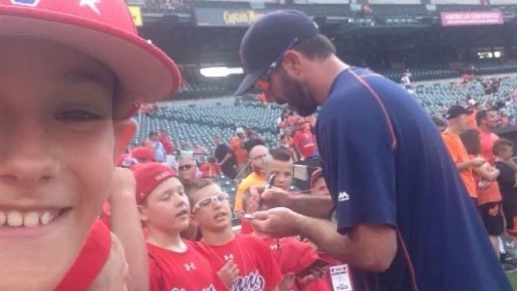 Bryce Eldridge y Justin Verlander: una selfie que viajó en el tiempo