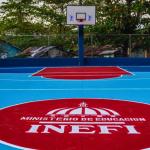 INEFI entrega 48 canchas remozadas en todo el país en solo dos meses
