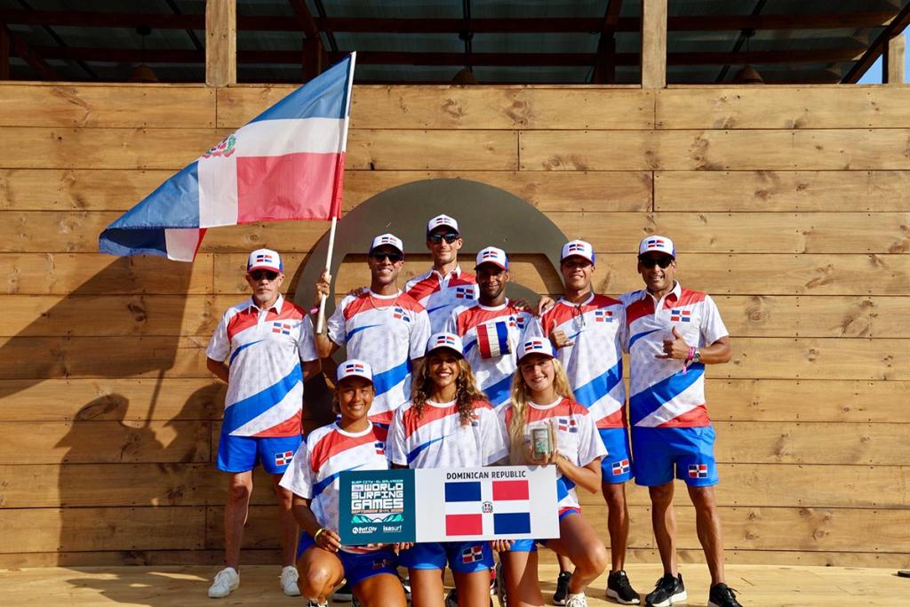 República Dominicana debuta con equipo completo en los ISA World Surfing Games 2025