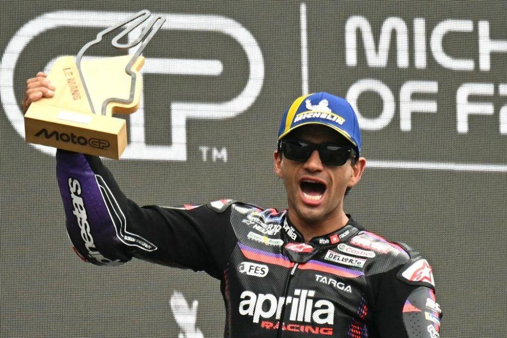Jorge Martín conquista Le Mans y Aprilia firma jornada histórica en MotoGP
