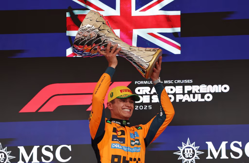 F1 en Interlagos: Lando Norris gana el GP de Brasil y se aleja al frente del campeonato