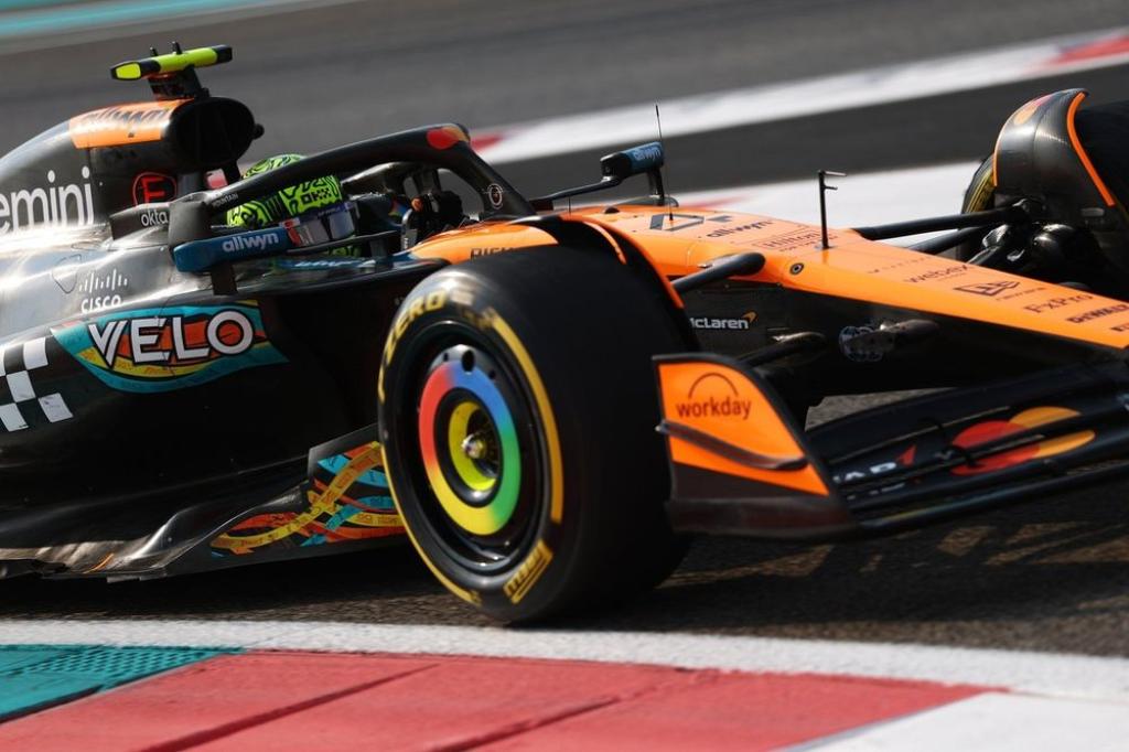 Lando Norris impone ritmo en las pruebas libres de Abu Dhabi y complica el duelo por el título