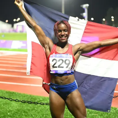 Liranyi Alonzo logra medalla de plata en 100 m planos en Panamericanos Junior ASU2025