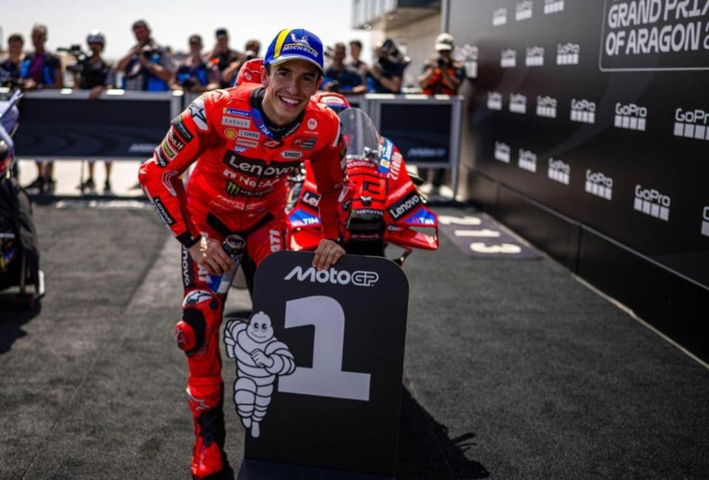 Márquez vuelve a reinar en Aragón y se mete de lleno en la lucha por el título