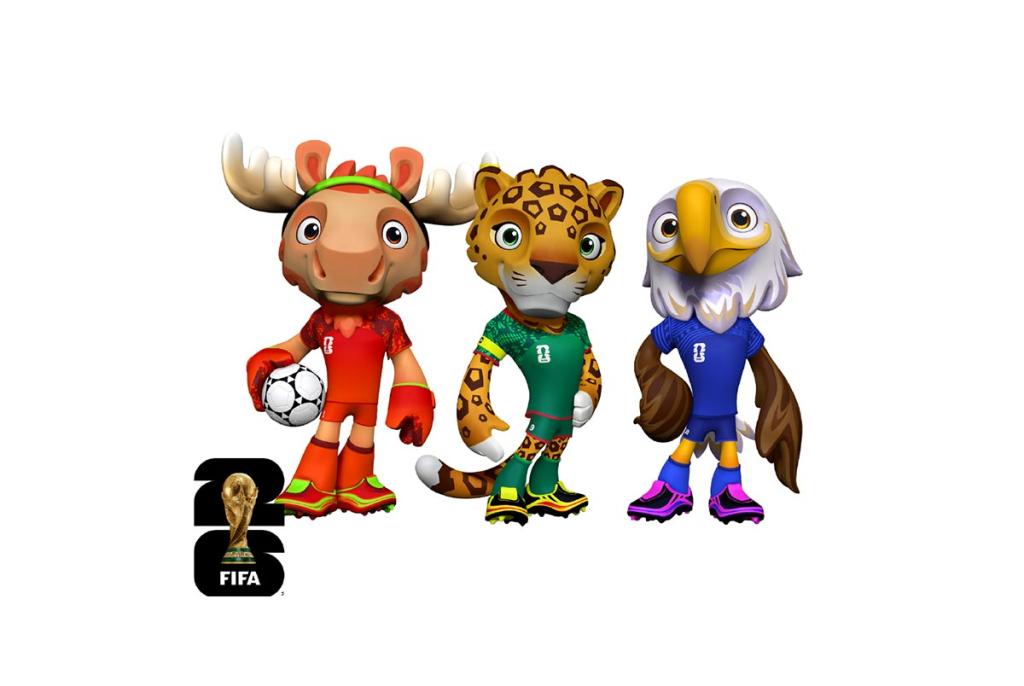 FIFA presenta a Maple, Zayu y Clutch: las mascotas oficiales del Mundial 2026