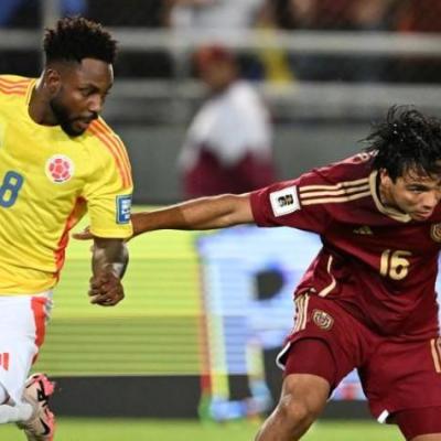 ¡9 goles! en partido Colombia vs Venezuela: el sueño Vinotinto llega a su triste final