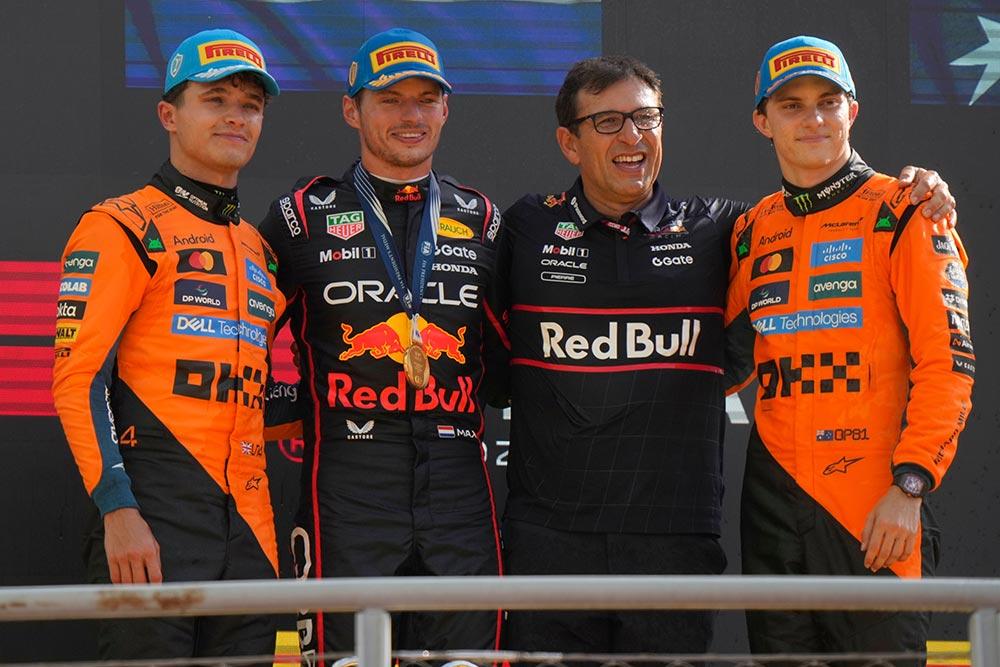 Verstappen-podio