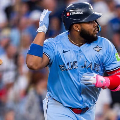 Vladimir Guerrero Jr. en llamas