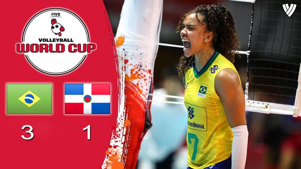 Dominicana cae 3-1 ante Brasil en octavos del Mundial de Voleibol Femenino en Tailandia