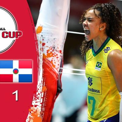 Dominicana cae 3-1 ante Brasil en octavos del Mundial de Voleibol Femenino en Tailandia